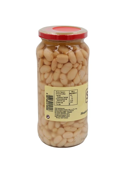 Sade Organik Haşlanmış Kuru Fasulye 400 GR 2li PAKET - 2
