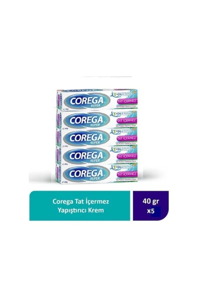 Tat İçermez Yapıştırıcı Krem 5 x 40 G