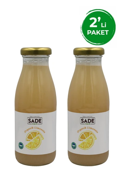 Sade Organik Organik Limonata 250 ml. 2'li Paket