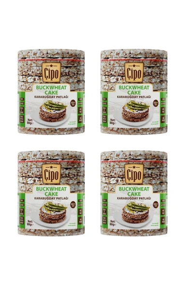 Sade Organik Karabuğday Patlağı 88 gr 4'LÜ PAKET