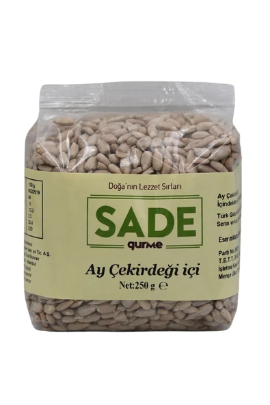 Sade Organik Ayçekirdek İçi 250 gr 5'li Paket - 2