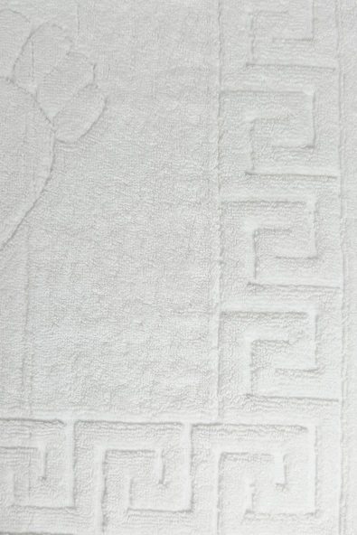 10 lu Otel Ayak Havlusu Bukle Ayak İzli 50x70 Cm Beyaz 16/2 Avs 250 Gr - 3