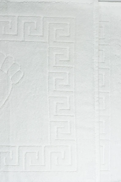 10 lu Otel Ayak Havlusu Bukle Ayak İzli 50x70 Cm Beyaz 16/2 Avs 250 Gr - 4