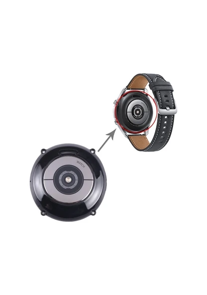 Cbtx Kalp Atış Hızı Sensörü + Kablosuz Şarj Modülü Ile Arka Kapak Samsung Uyumlu Galaxy Watch 3 41mm Sm-r850 Siyah - 6