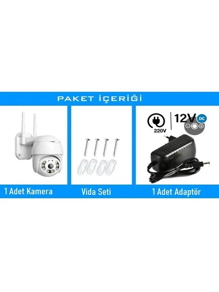 O-KAM-3038 Wifi 3MP PTZ Kamera