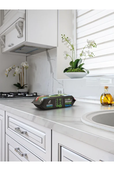 KRAFHELL Fast & Clean Ekstra Büyük Yüzey Temizlik Havlusu Sirke Etkili Xl 100 Yaprak - Resim 3