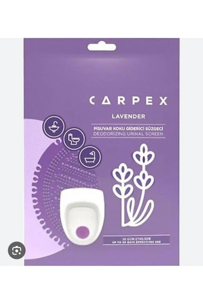 Carpex Pisuvar koku giderici süzgeç lavanta kokulu 10 adet set - Resim 3