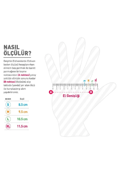 Dolphin Mavi Nitril Eldiven Pudrasız (s) 20 Pk X 100 Adet (koli) - Resim 3