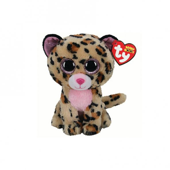 TY Beanie Boos Kahverengi Benekli Peluş Leopar Livvie 15 cm