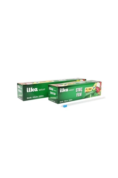 İLKA PLASTİK Ilka Wrap 30x300 Mt 8 Mk Strec Film