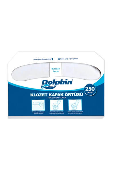 Dolphin Kağıt Klozet Kapak Örtüsü 250 Adet
