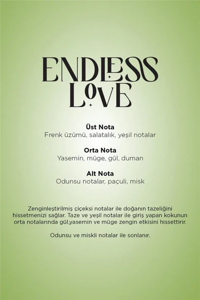 Carpex Endless Love A1 Koku Kartuşu 200 ml Premium Seri - Resim 3