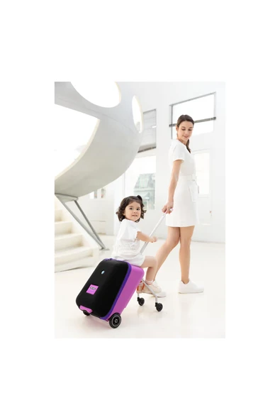 Micro Ride On Luggage Eazy Violet  Mor 1+ Yaş - 2