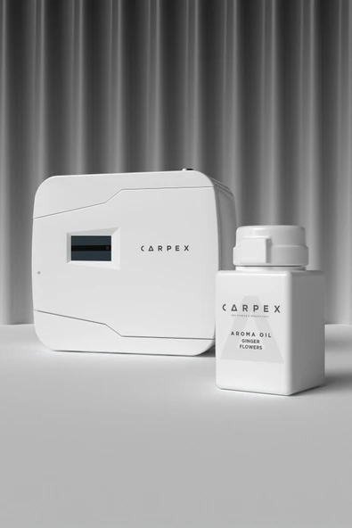 Carpex E2 Power Eco Koku Makinesi ve Ginger Flowers E2 Power Koku Kartuşu 125 ML Seti