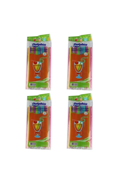 Dolphin Jelatinli Körüklü Frozen Pipet 50'li 4 Paket
