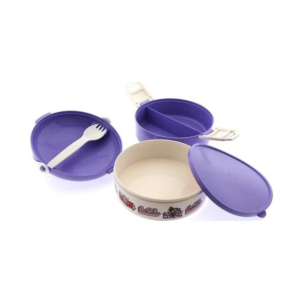 Lol Beslenme  Çantası Silindir Mor - 3