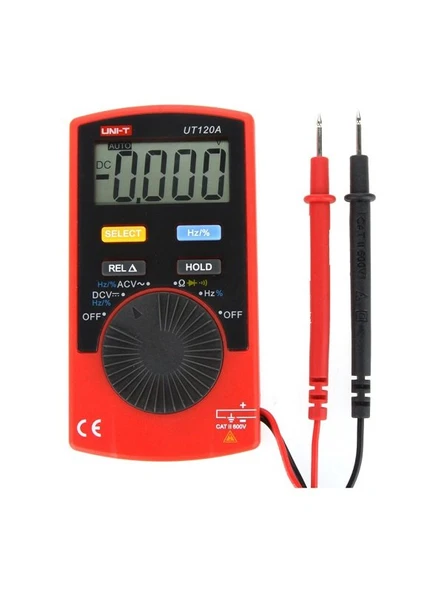 UNIT UT120A DİJİTAL MULTİMETRE ÖLÇÜ ALETİ CEP TİPİ