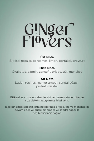 Carpex Ginger Flowers A1 Koku Kartuşu 200 ml Premium Seri - Resim 3