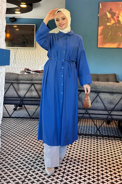 D013 PAT DETAY ELBİSE - 9