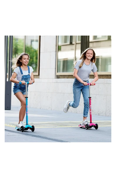 Micro Maxi Deluxe 3 Tekerlekli Scooter Pink  Pembe 5-12 Yaş
