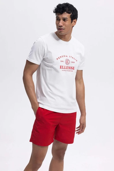 Ellesse Erkek Tişört EM453-OF WHITE - Resim 2