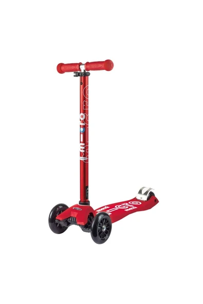 Micro Maxi Deluxe 3 Tekerlekli Scooter Red Kırmızı 5-12 Yaş