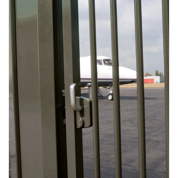 LOCINOX Yüzeye Monte Sürgülü Kapı Kilidi GÜMÜŞ RENGİ - 8