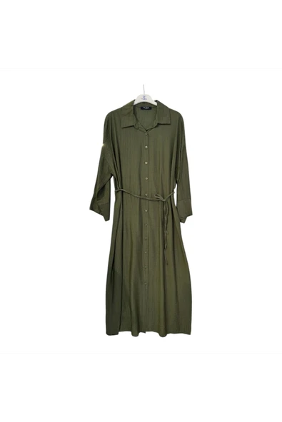 D013 PAT DETAY ELBİSE - 3