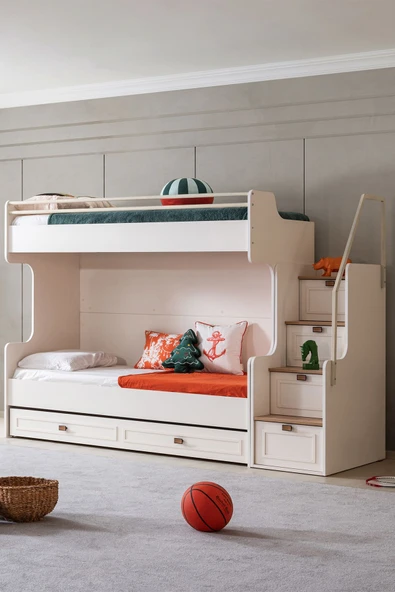 Ranza, Zenit Plus Yavrulu Ranza 3 Kapaklı Dolap 3 Adet Comfort Yatak - 2