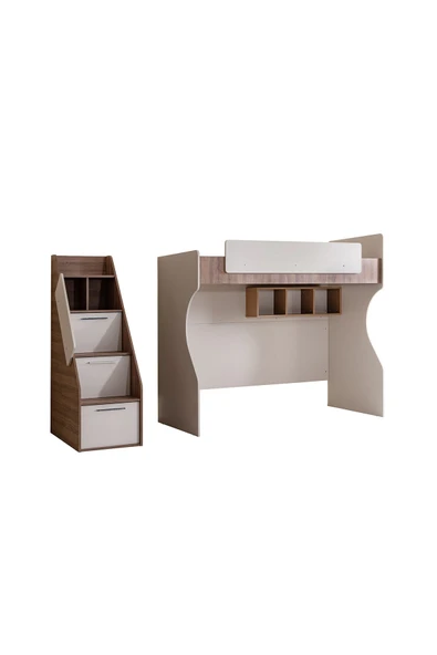 Ranza, Milano Dolaplı Çalışma Masalı Modern Ranza+ 1 Adet Comfort Yatak - 4