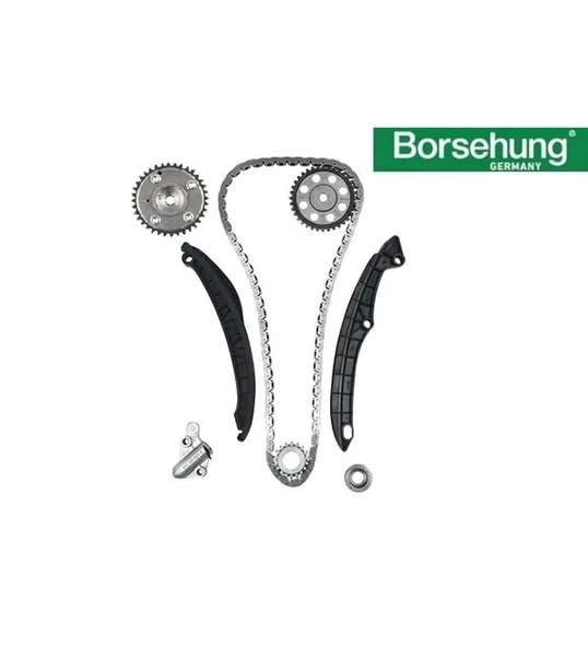 BORSEHUNG GERMANY EKSANTRİK ZİNCİR SETİ (7 PARÇA ) VW GOLF-5 / GOLF-6 / POLO 6R / JETTA / PASSAT / PASSAT-CC / SCIROCCO / TIGUAN / AUDI A3 / SEAT LEON Kırmızı S