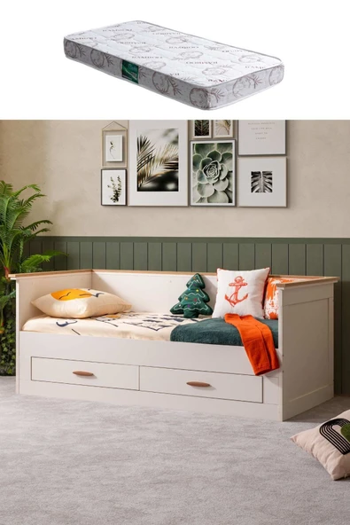 Çekmeceli Karyola, Roma Yavrulu Yatak + Comfort Yatak