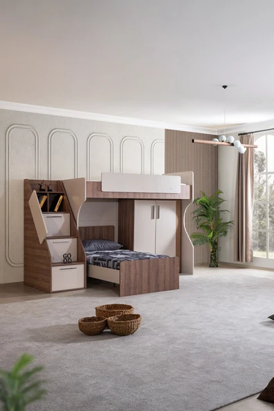 Ranza, Milano Çift Kişilik Dolaplı Modern Ranza + 2 Adet Comfort Yatak - 2