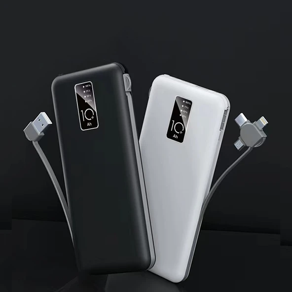 Redmi Note 10S uyumlu Powerbank Hızlı Şarj Led Göstergeli Powerbank 10000mAh - PW-05 ürün görseli 1