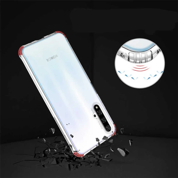 Huawei Nova 5T Kılıf Zore Nitro Anti Shock Silikon Kılıf - 4