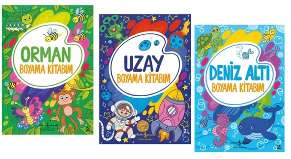 ORMAN - UZAY - DENİZ ALTI BOYAMA KİTABIM