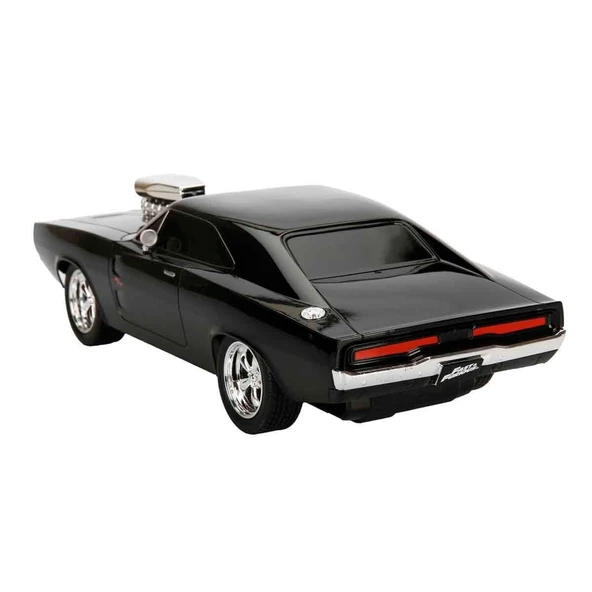 6492 1:16 Fast & Furious Dom s Dodge Charger R/T USB Şarjlı Uzaktan Kumandalı Araba - 4