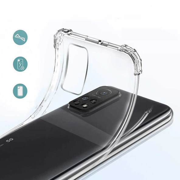 Xiaomi Mi 10T Pro 5G Kılıf Zore Nitro Anti Shock Silikon Kılıf - 5