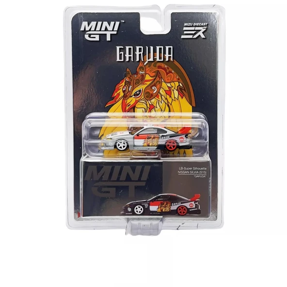 Mini GT 1/64 652 LB-Super Silhouette Nissan SILVIA (S15) ''Chase!!'' Blister