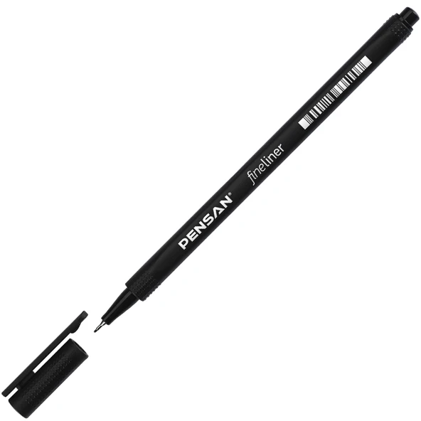 Pensan 6500 Fineliner Keçeli Kalem Siyah
