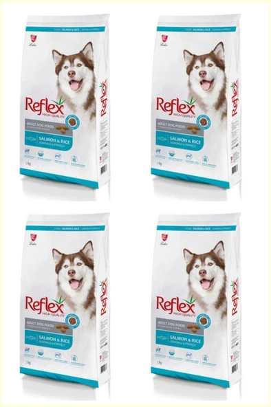 Reflex Somonlu ve Pirinçli Yetişkin Köpek Maması 3kg*4 ADET ürün görseli