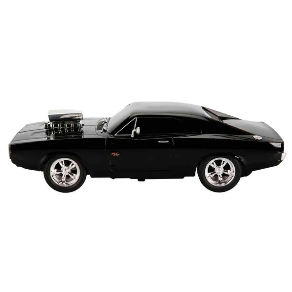 6492 1:16 Fast & Furious Dom s Dodge Charger R/T USB Şarjlı Uzaktan Kumandalı Araba - 3