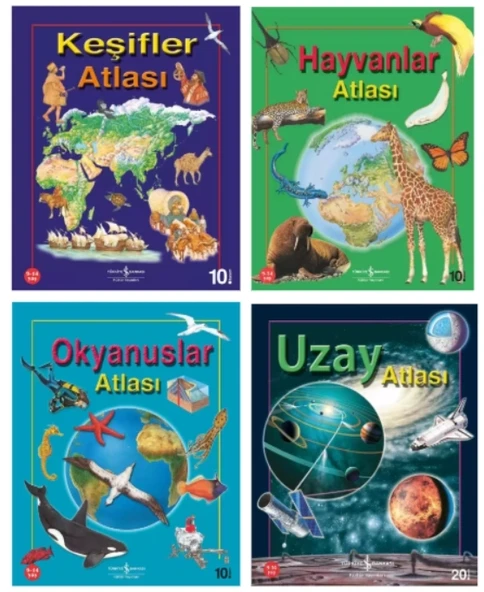 KEŞİFLER - HAYVANLAR - OKYANUSLAR - UZAY ATLASI