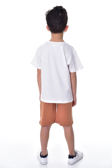 Tom & Jerry Baskılı 2'li Şort - T-Shirt Çocuk Takım - 3
