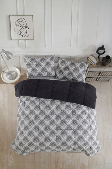 Formeya Tek Kişilik Lüx Wellsoft Yorgan Çift Taraflı Yastık Kılıflı 155x215 cm Yorgan - 5