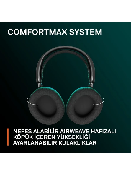 SteelSeries Arctis Nova 7 Kablosuz Bluetooth Oyuncu Kulaklığı - 4