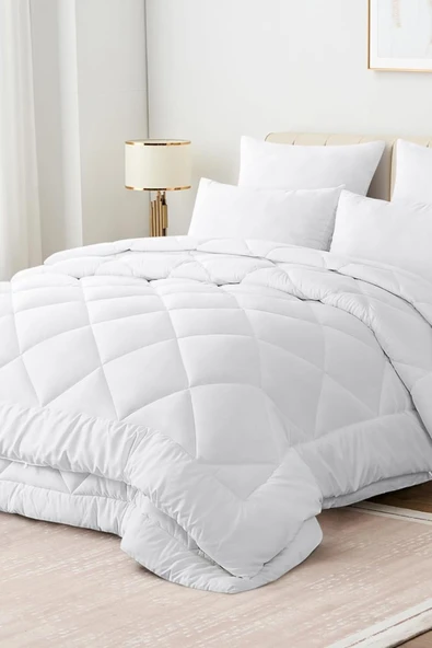 Formeya Beyaz Soft Kışlık Tek Kişilik Yorgan 155x215 cm - 4