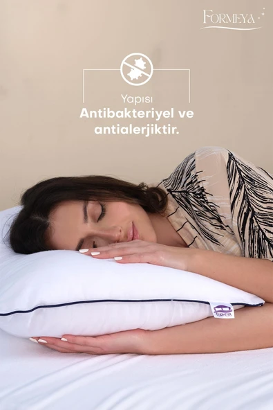 Formeya   2 Adet Climate Nano Jel Yastık Otel Yastığı 50x70 cm %100 Pamuk Dış Kumaş - 2