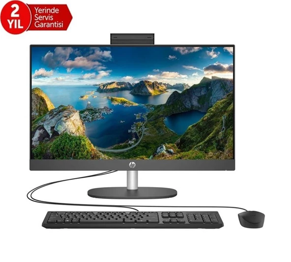 Hp ProOne 240 G10 B6JC9ES i5-1334 16GB 512SSD WiFi 6 23.8" FreeDOS Siyah AIO Bilgisayar