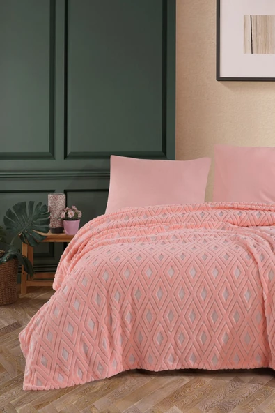 Formeya   Jakarlı Wellsoft Çift Kişilik Yatak Örtüsü Pike